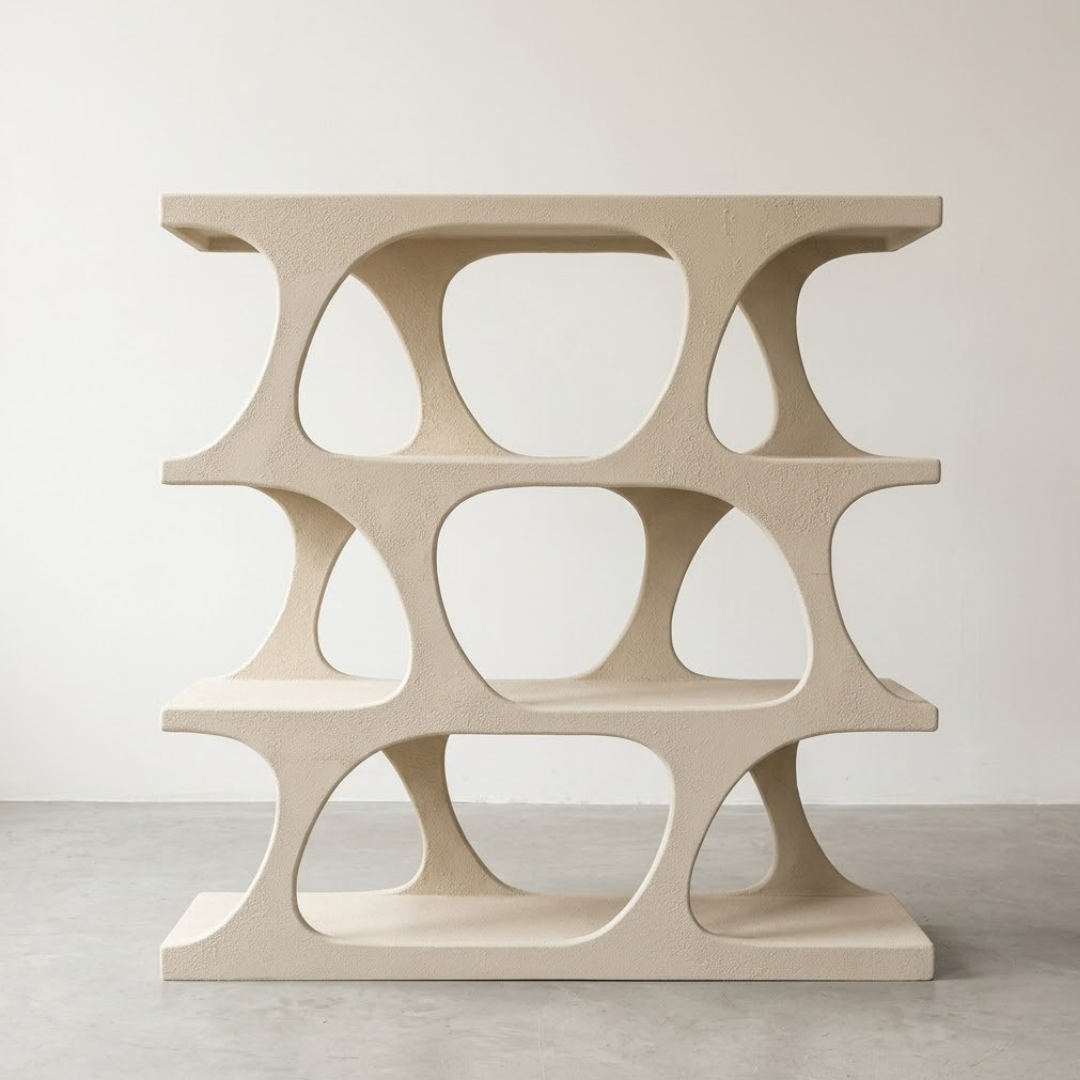ORGANIC CURVES BOOKSHELF