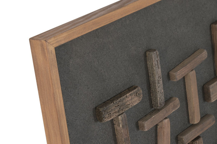 PICTURE RECICLED WOOD 122cm