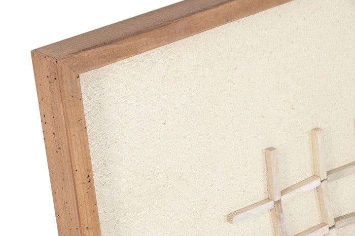 PICTURE RECYCLED WOOD 62/62 SET 2