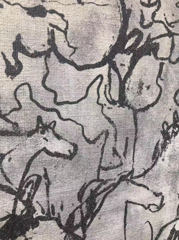 HAND PAINTING HORSES 140/100