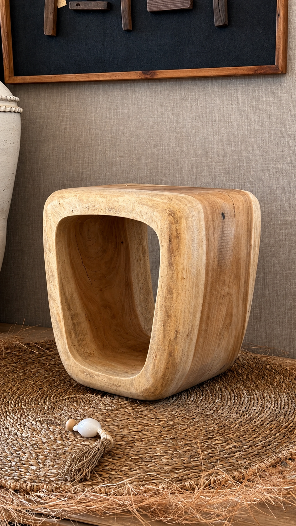 UNIQUE SUAR WOOD SIDE TABLE