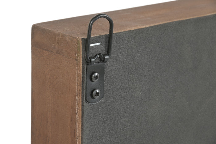 TEAK WOOD WALL DECORATION 80cm