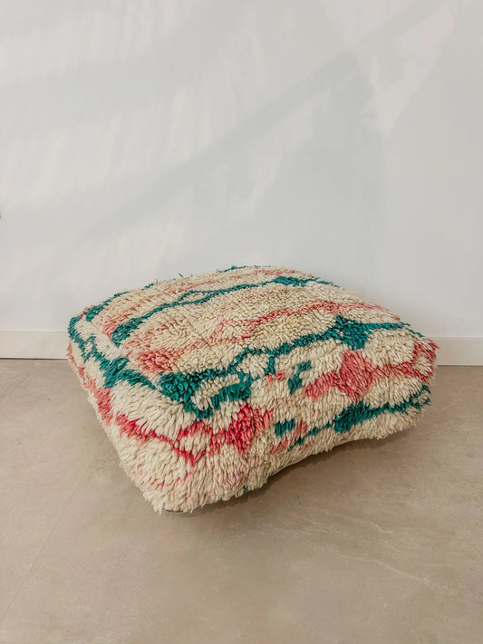 Марокански вълнен пуф 15