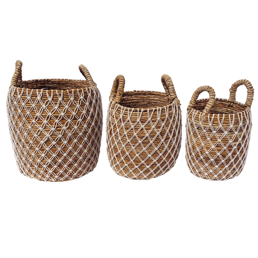 БАНАНОВА КОШНИЦА КОМПЛЕКТ МАКРАМЕ*3