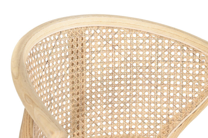 Стол ETI ELM от дърво и ратан