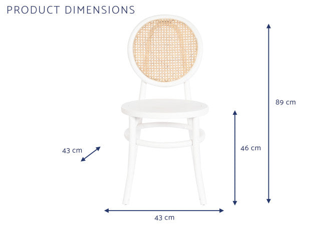 Бял стол от бряст