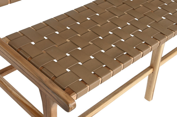 Кожена пейка ZUZI в бежов цвят 