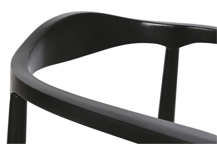 Тиков стол COMO черен 