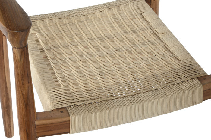 Тиков стол COMO, кафяв 