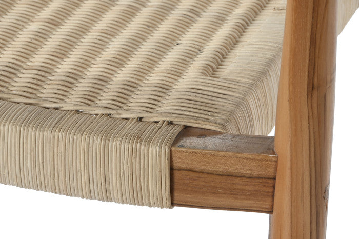 Тиков стол COMO, кафяв 