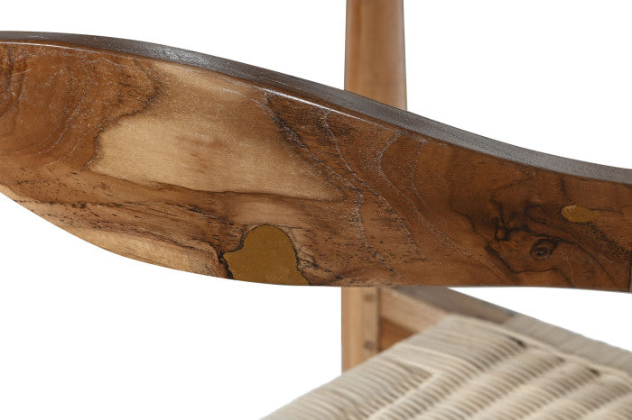 Тиков стол COMO, кафяв 