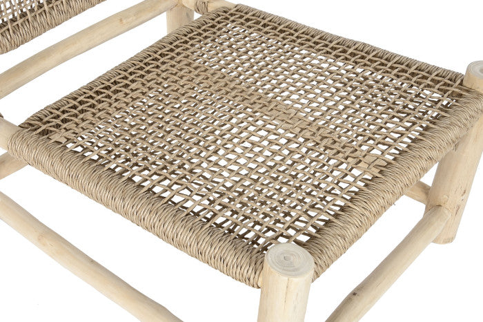 ВЪНШНО КРЕСЛО ОТ ТИК 