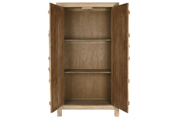 ДЪРВЕН ГАРДЕРОБ OLMAZ 115/210 см