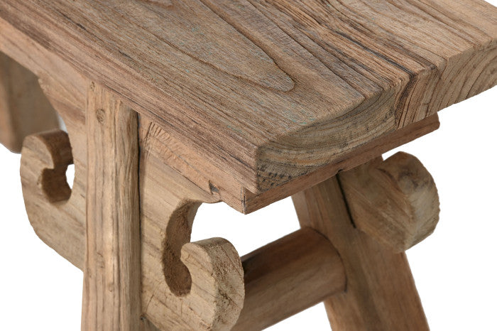 Табуретка от тиково дърво