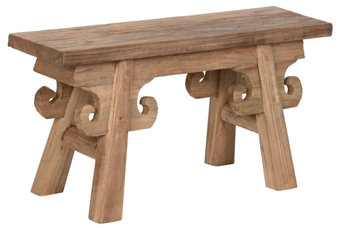 Табуретка от тиково дърво