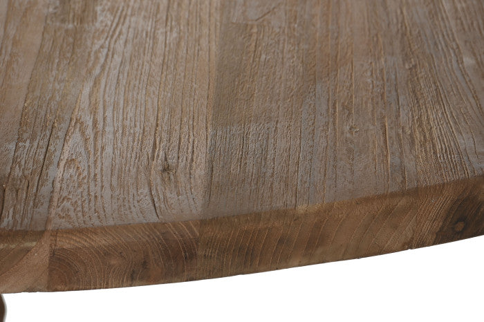 Маса от тиково дърво с ромбове 140 см 