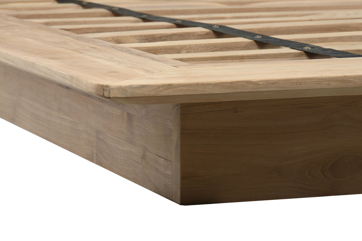 SOLID TEAK WOOD BED 180cm