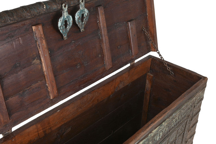 АНТИЧЕН ИНДИЙСКИ СЪКЛ със зестра 