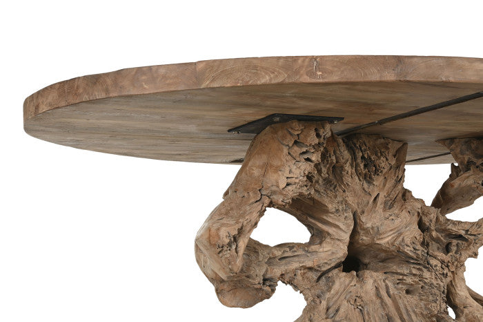 УНИКАЛНА МАСА ОТ ТИКОВО ДЪРВО 240 см