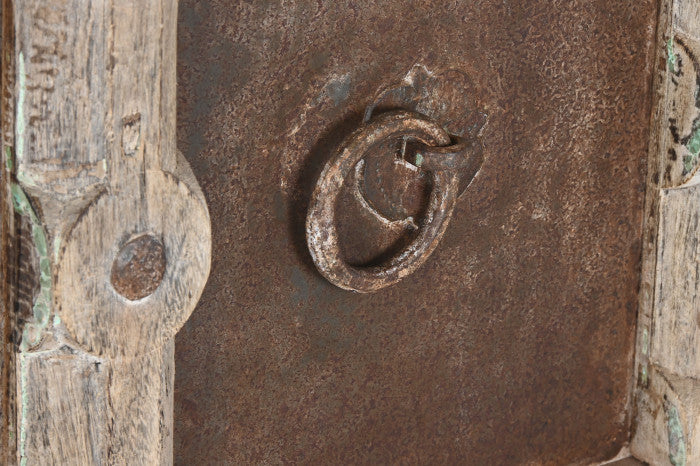 КОНЗОЛА ОТ ТИК ДЪРВО И МЕТАЛ 190 см