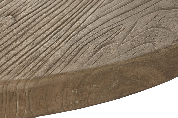 OLMO ДЪРВЕНА КРЪГЛА ТРАПЕЗАРНА МАСА 120 см