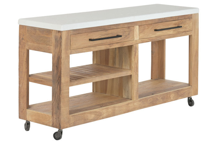 RECYCLED MANGO WOOD CONSOLE TABLE STRATO 150cm