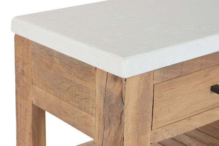 RECYCLED MANGO WOOD CONSOLE TABLE STRATO 150cm