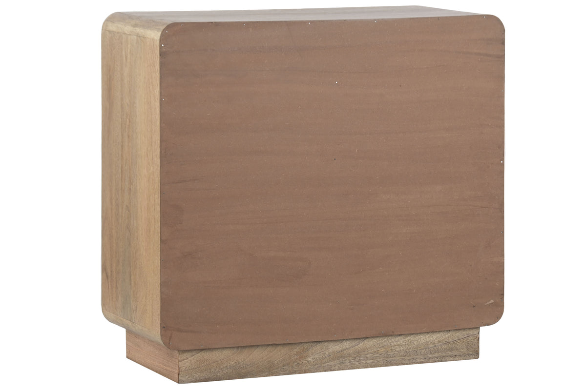 MANGO WOOD & JUTE CHEST OF DRAWERS – 3 DRAWERS