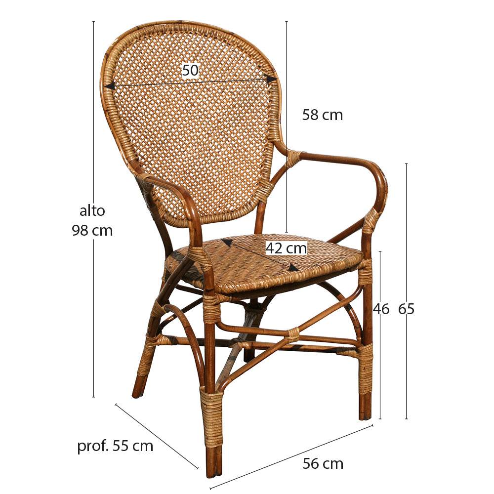 Стол VIRGO от бамбук и ратан
