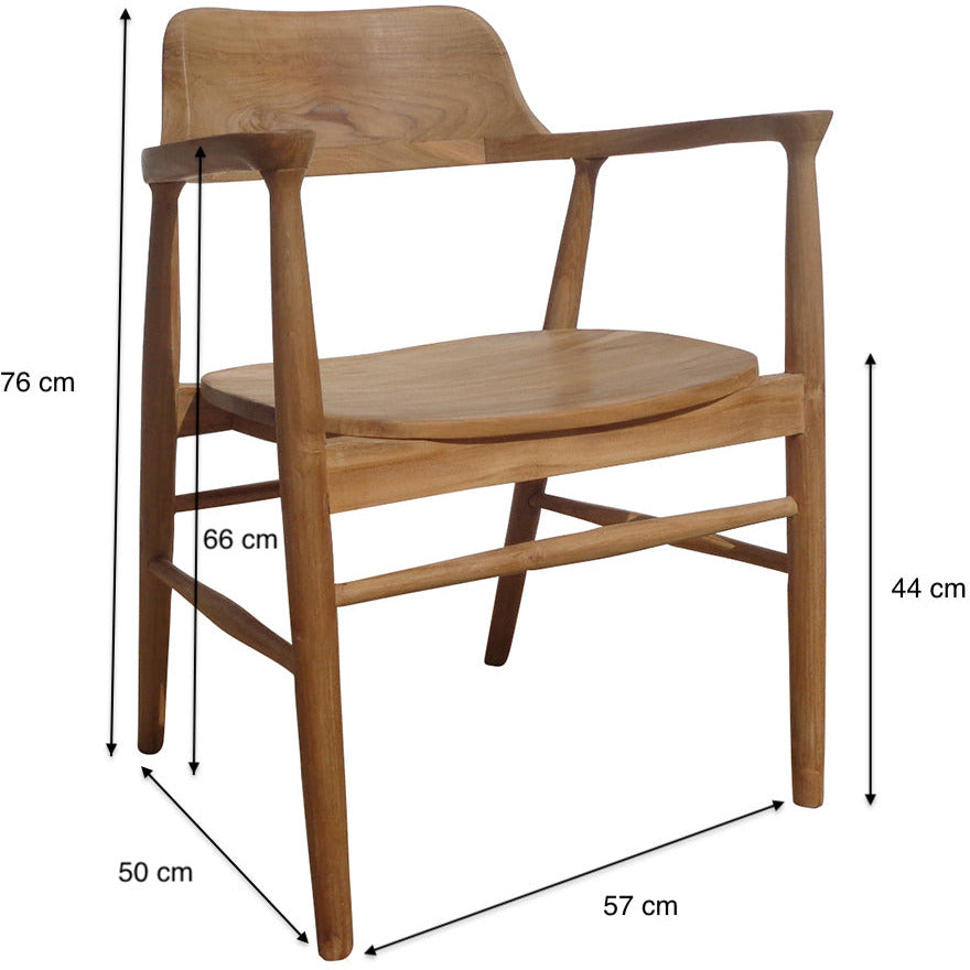 Стол от тиково дърво AMPAT