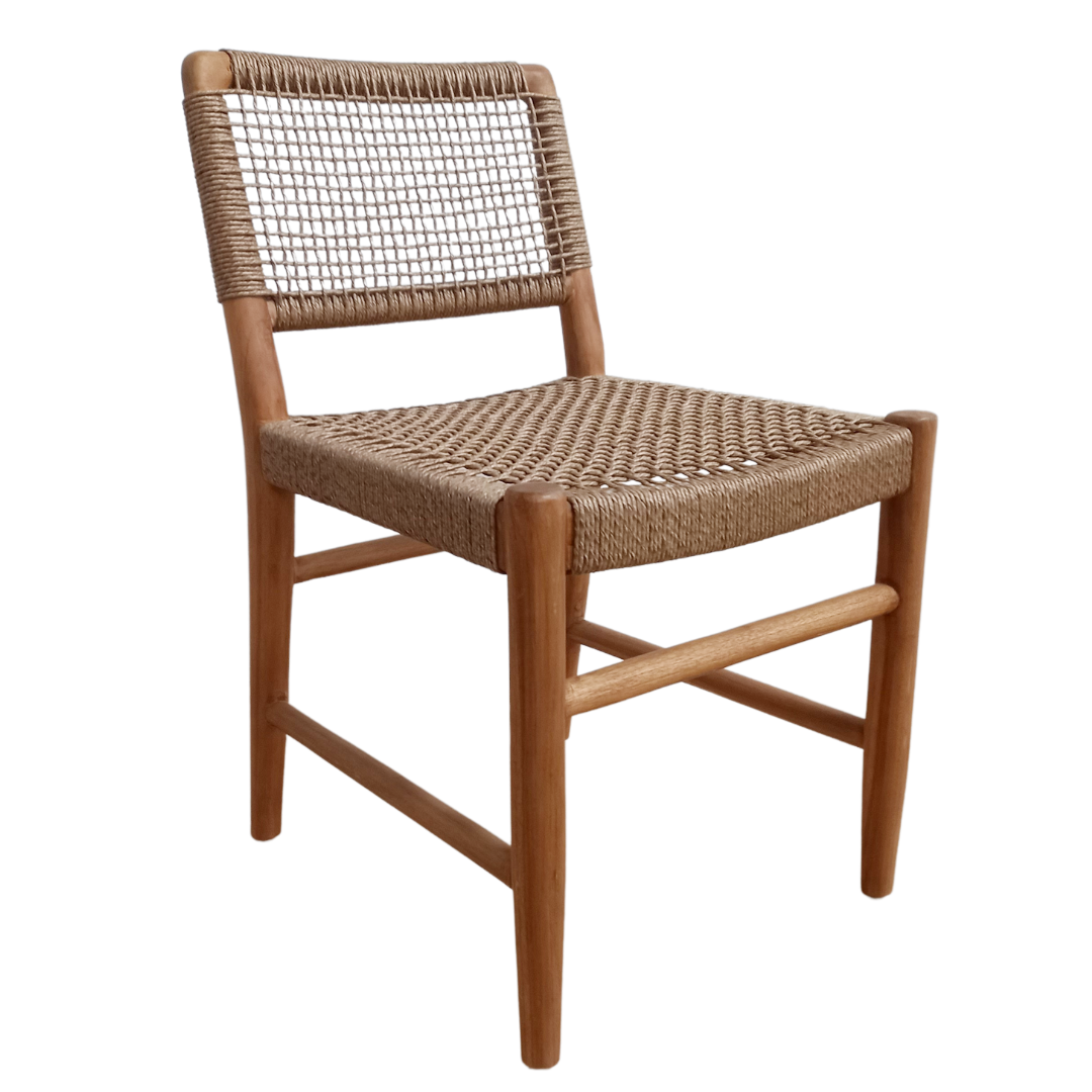 Трапезен стол от тиково дърво Нина