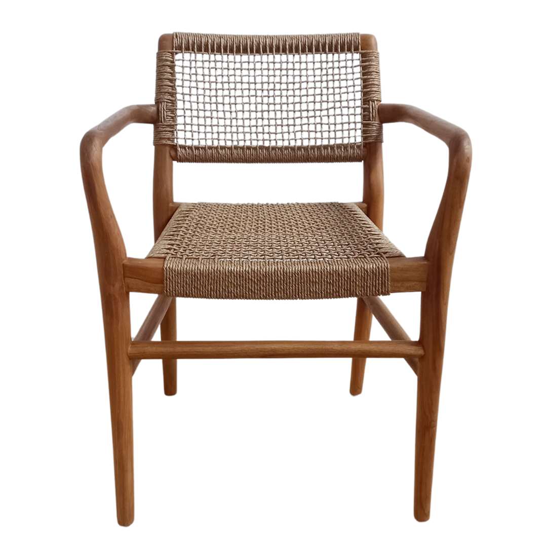 Трапезен стол с подлакътник Нина