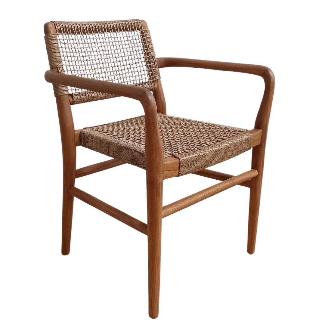 Трапезен стол с подлакътник Нина