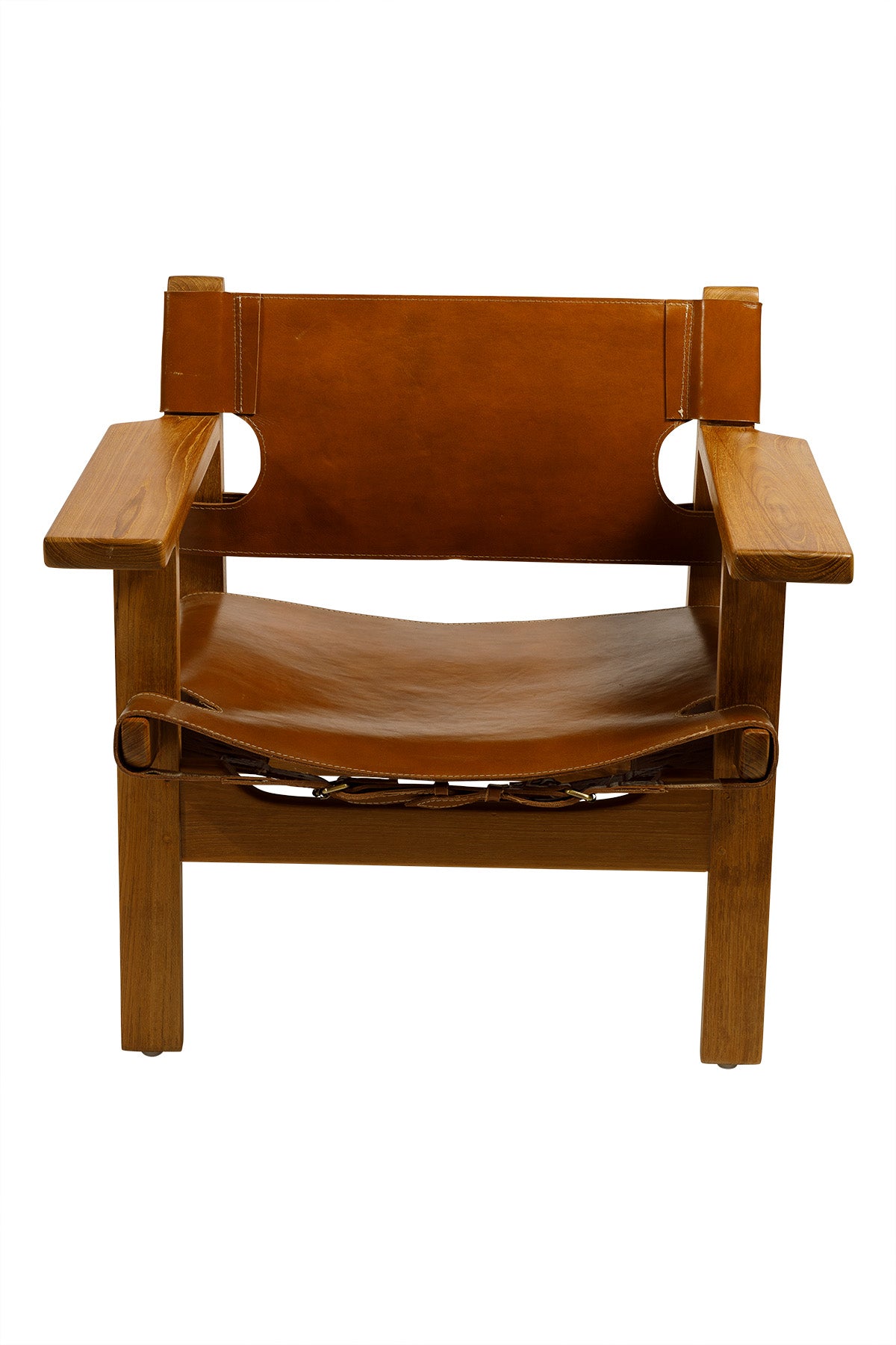 КРЕСЛО ОТ ТИК И КОЖА ERIC 