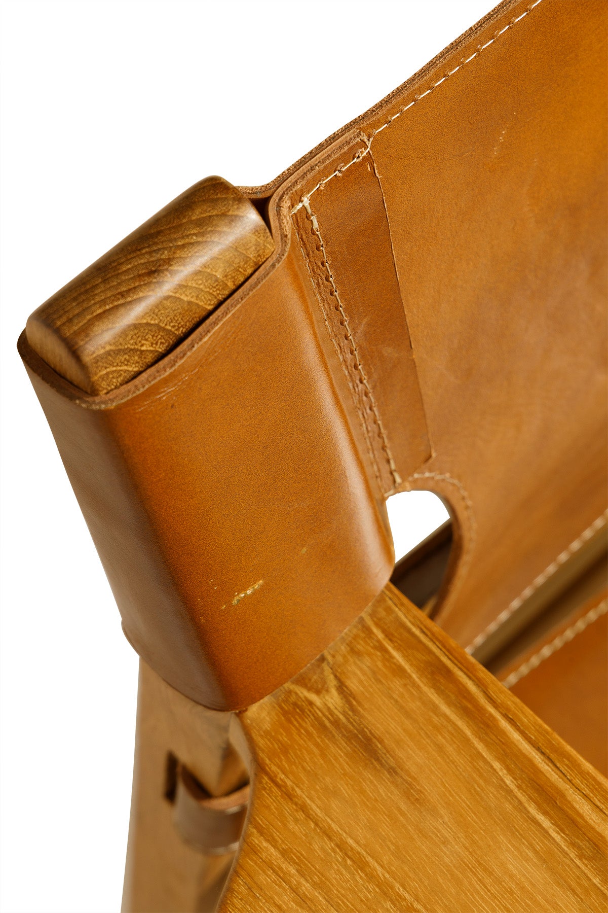 КРЕСЛО ОТ ТИК И КОЖА ERIC 