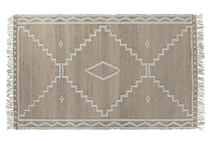 Вълнен килим от юта 