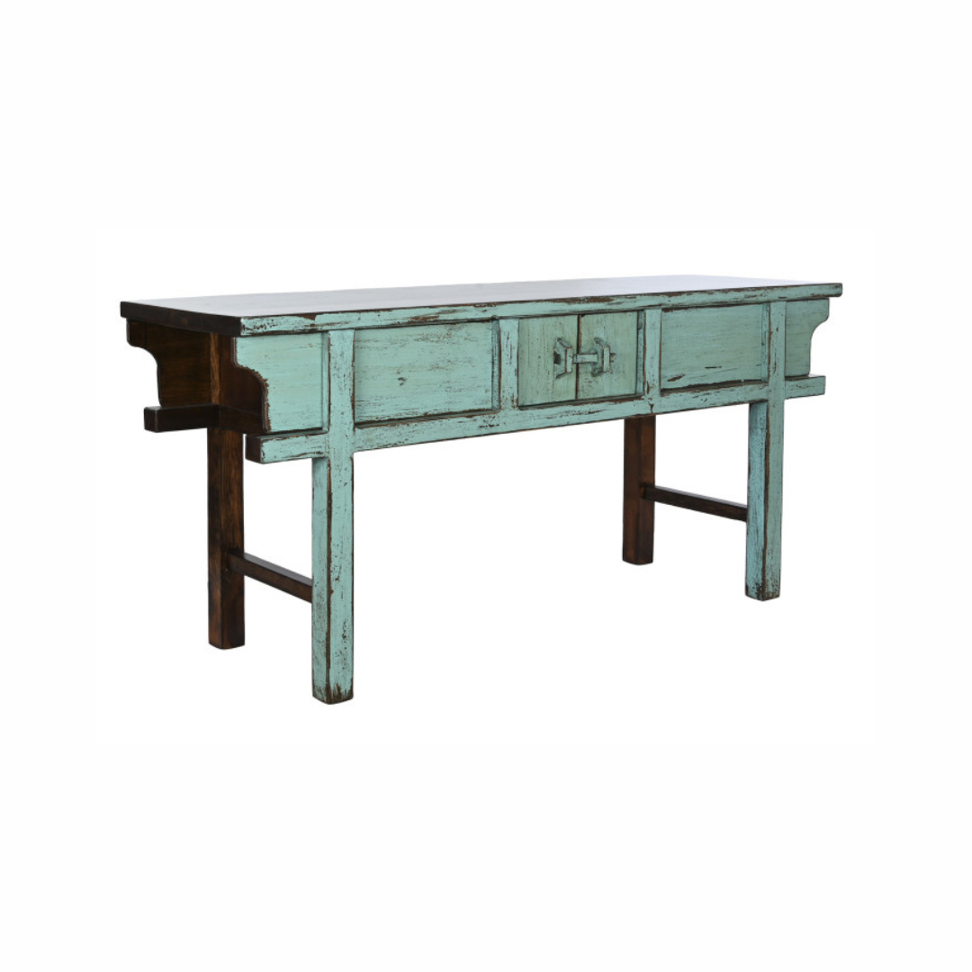 СИНЯ КОНЗОЛА ВЪВ ВИНТИДЖ СТИЛ 170 см 