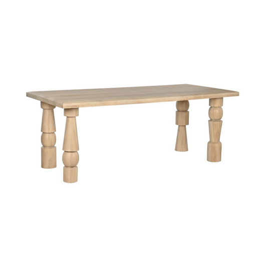 Трапезна маса от мангово дърво 200 см