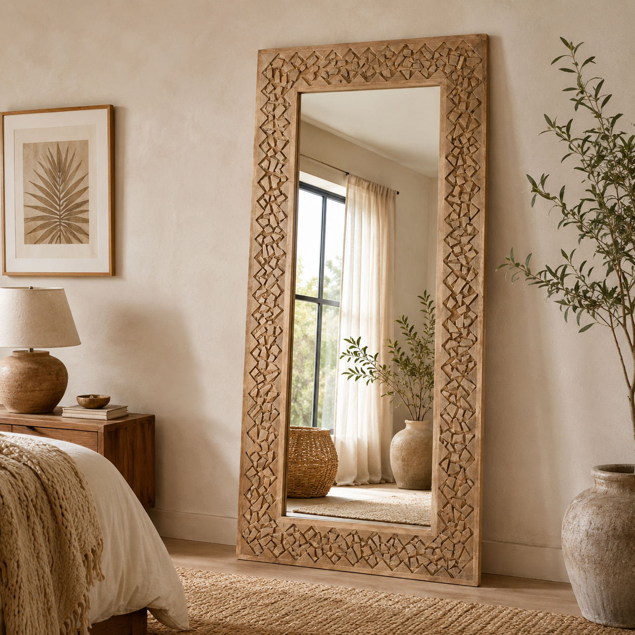 MIRROR MANGO GLASS 3D 183