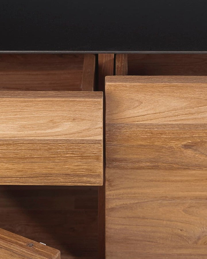 GEOX Бюфет от тиково дърво 120 см