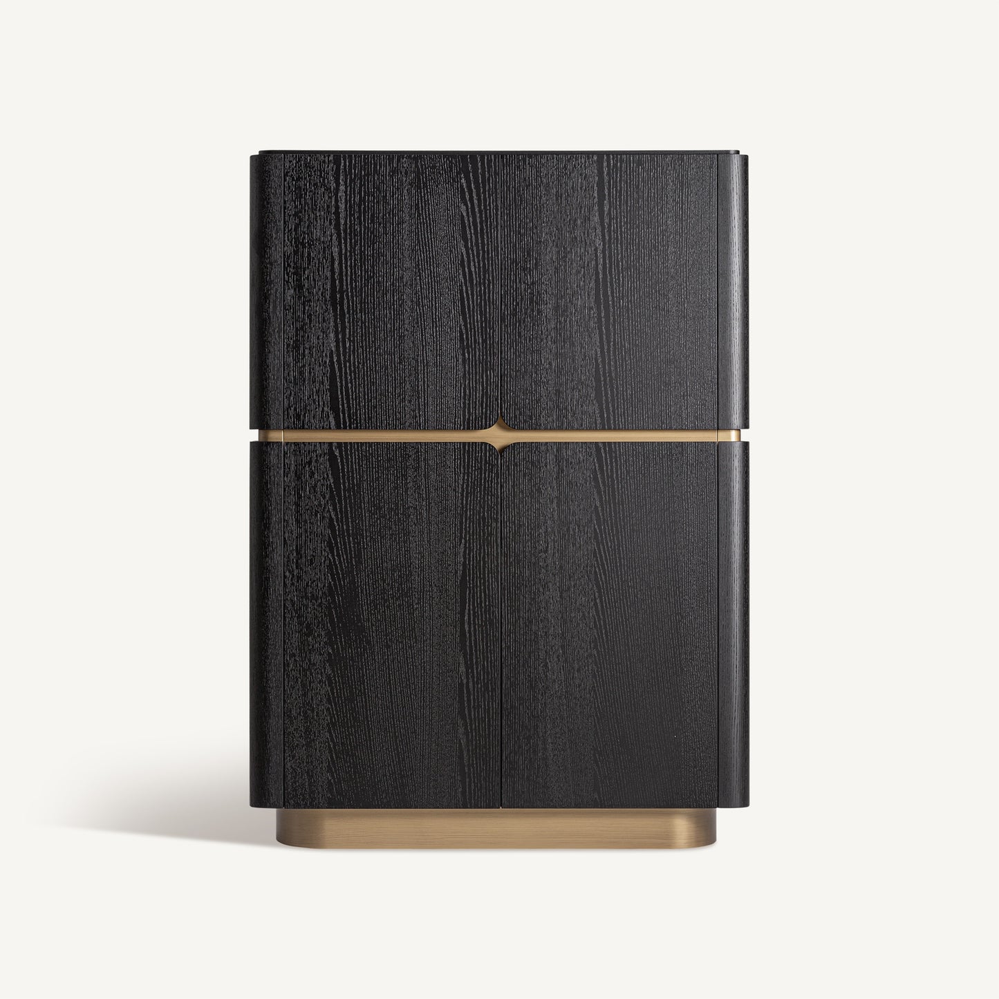 BLACK, GOLD OAK & CRYSTAL WARDROBE 110CM