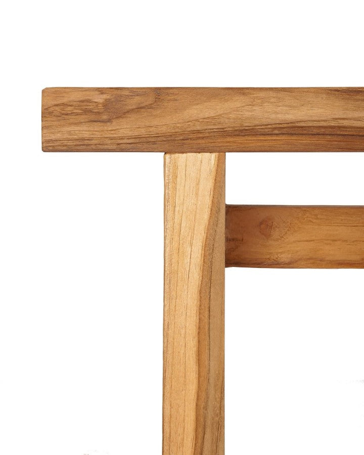 Пейка от тиково дърво RAIL 180 см