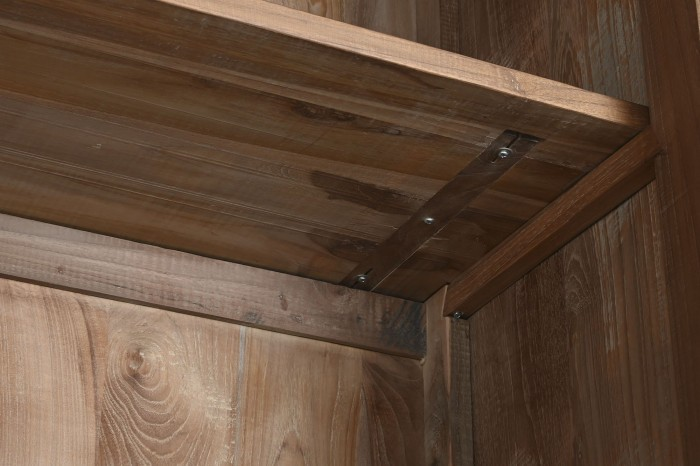 RECYCLE TEAK WOOD SHOWCASE CABINET