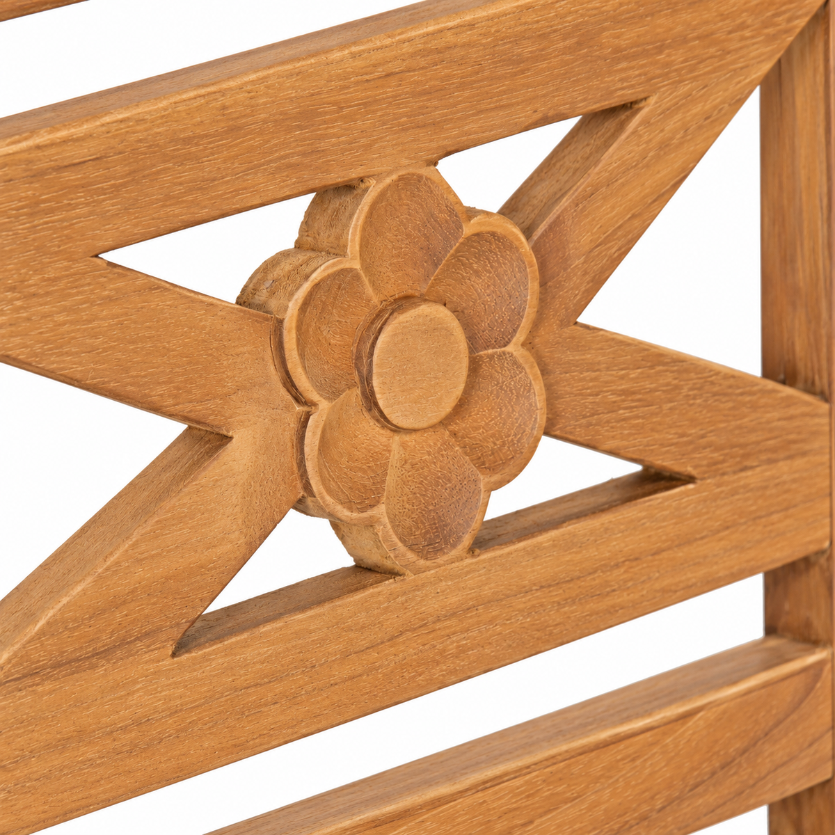 Two-Seater Teak Wood Bench