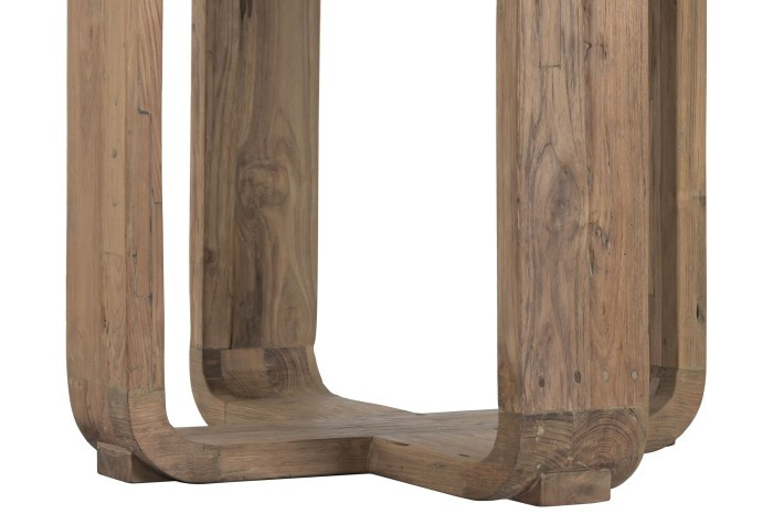 RECYCLED TEAK WOOD ROUND TABLE 140CM