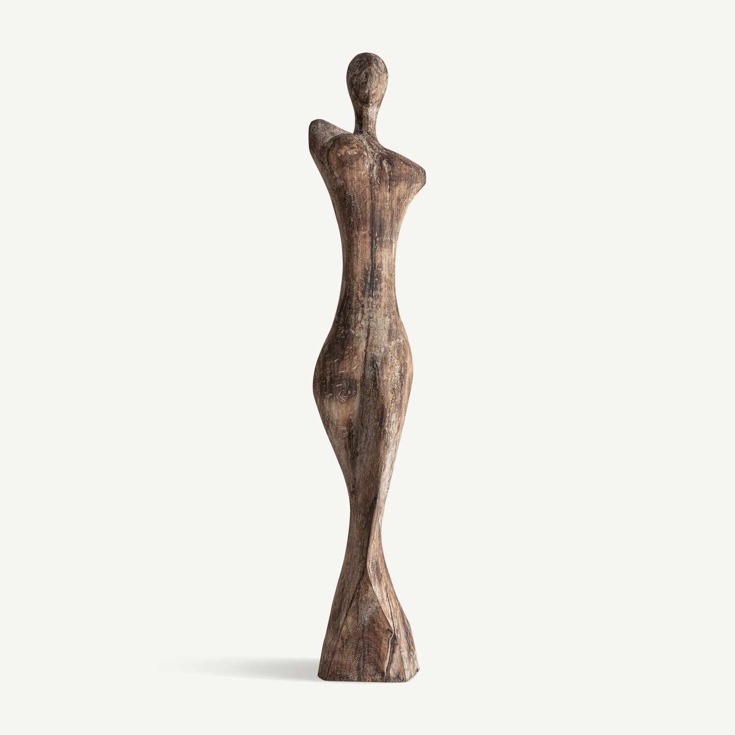 ANUBIS FLOOR SCLUPTURE IN SUAR WOOD 199cm
