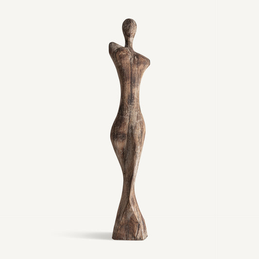 ANUBIS FLOOR SCLUPTURE IN SUAR WOOD 199cm