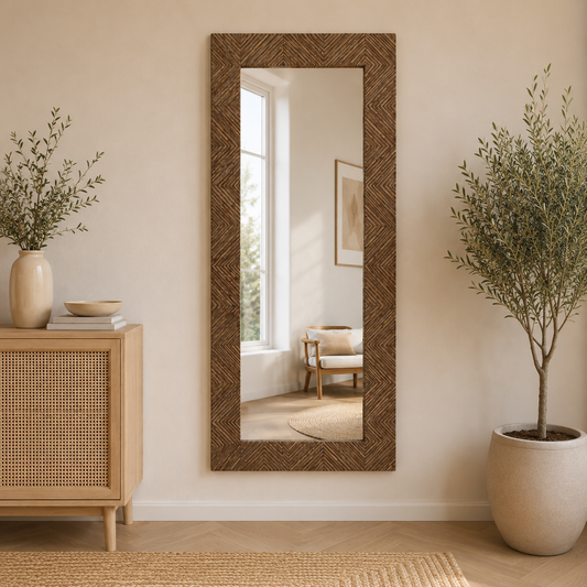 BAMBOO& RESIN MIRROR 150cm
