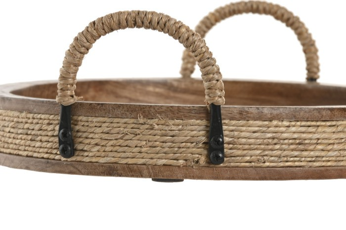 ROPE HANDLE TRAY MANGO 30сm
