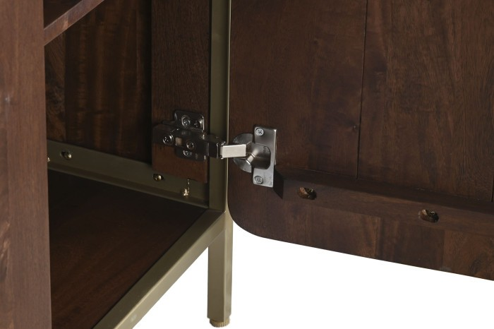 MODERN BUFFET FROM STEEL AND MANGO WOOD 160cm
